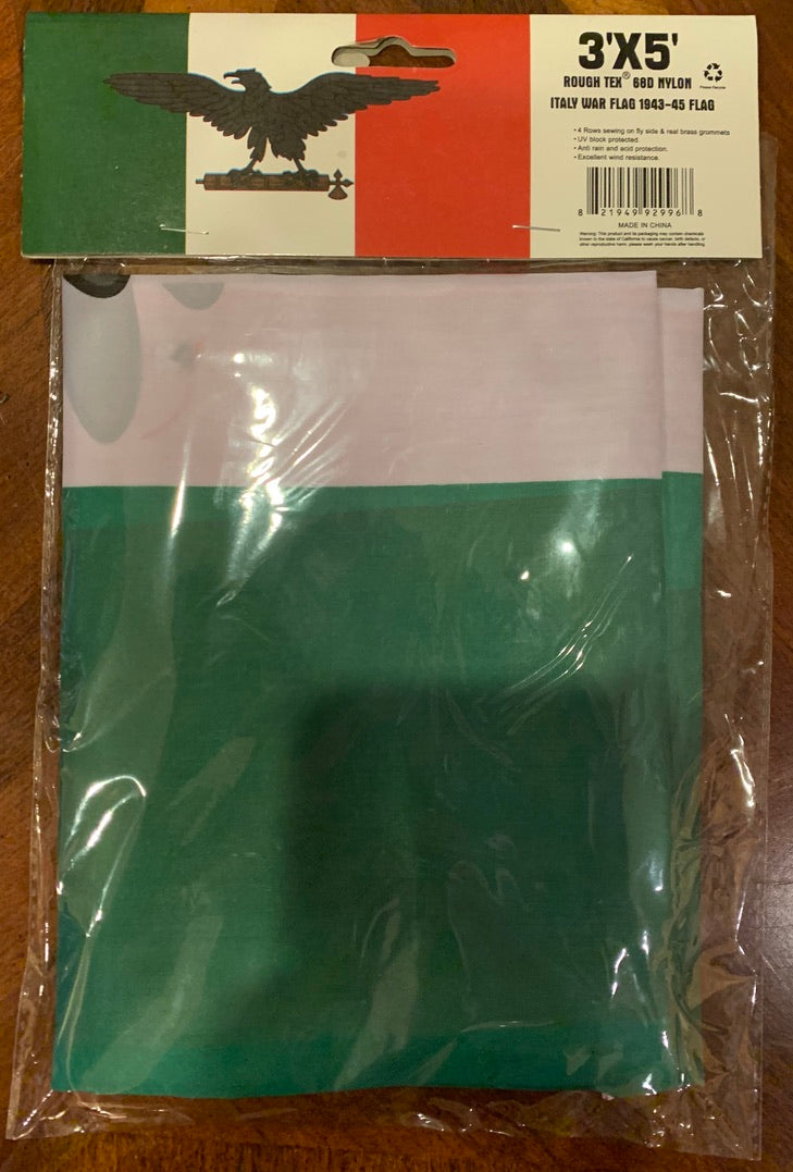 Italy War 1943-45 Flag- 3'X5' Rough Tex® 68D Nylon