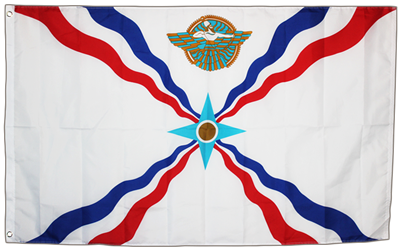 Assyria Flag 3x5ft 100D
