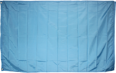 Sky Blue Flag Solid Color 3x5ft Nylon 210D