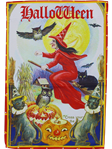 Halloween Witch 12"x18" 100D ROUGH TEX® Nylon Garden Flag
