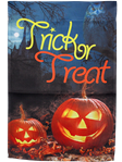 Trick or Treat Jack'O'Lanterns Garden Flag