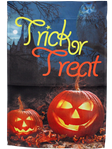 Trick or Treat Halloween 12"x18" 100D ROUGH TEX® Nylon Garden Flag