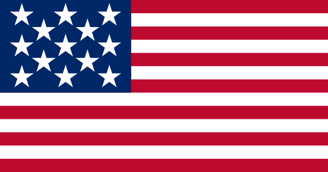 1812 USA NAVY ENSIGN (15 STARS) 4'x6' Nylon Embroidered
