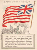 Grand Union American Flag Cotton 3x5 feet sewn & embroidered