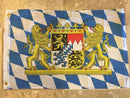 BAVARIA ROYAL CREST LIONS 68D NYLON FLAG 2'X3'