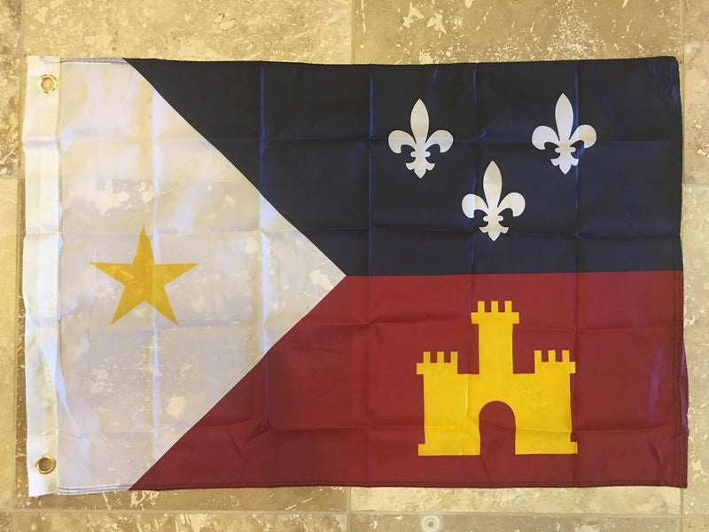 Acadiana 3'x5' Flag ROUGH TEX® 68D Nylon