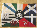 CELTIC NATIONS 68D NYLON FLAG 2'X3'
