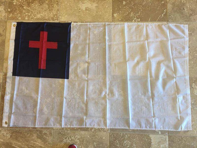 3'x5' CHRISTIAN 68D NYLON FLAG