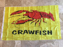 CRAWFISH FLAG 3'X5' 68D NYLON