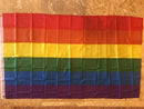 RAINBOW 68D NYLON PRIDE FLAG 3'X5'