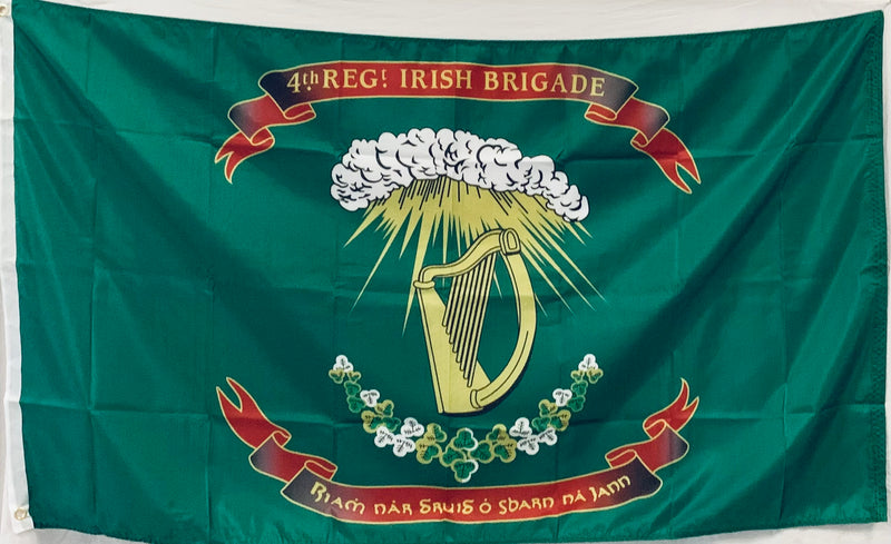 4th Massachusetts & 28th Mass. Irish Brigade Regiment 3'X5' Flag Rough Tex® 100D Ireland