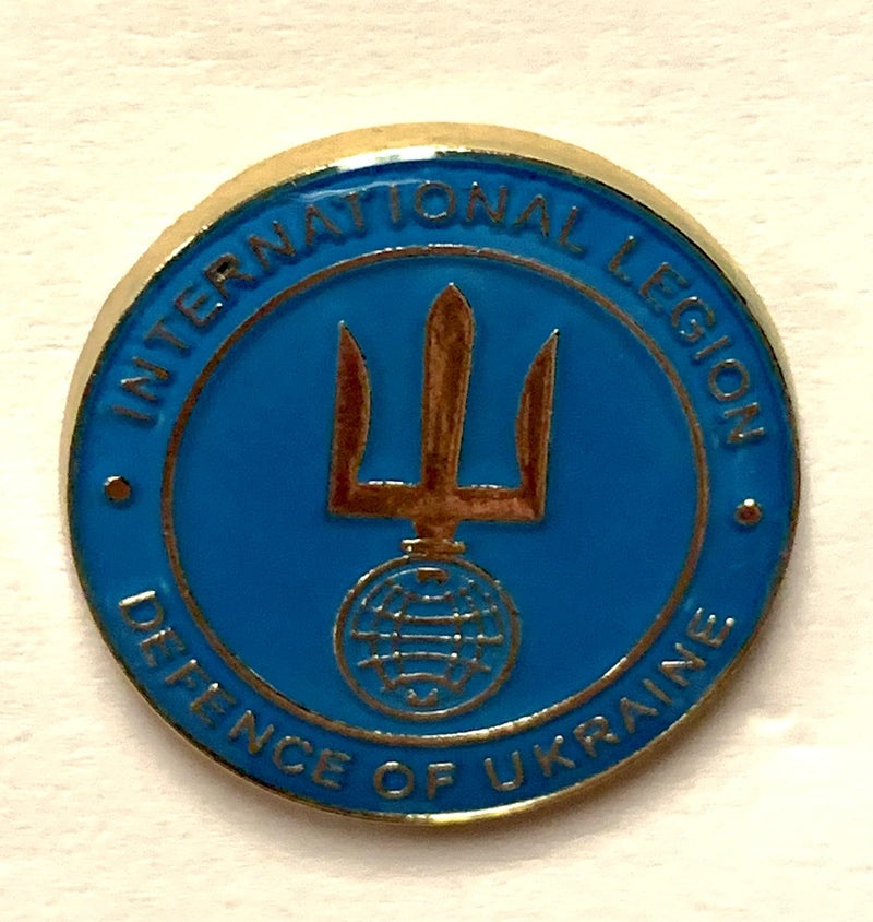 Ukraine International Legion Lapel Pin