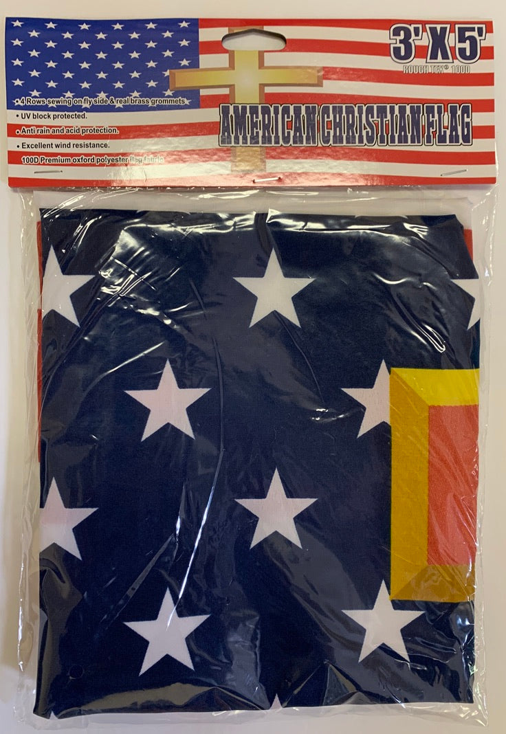 American Christian 3'X5' Flag ROUGH TEX® 100D