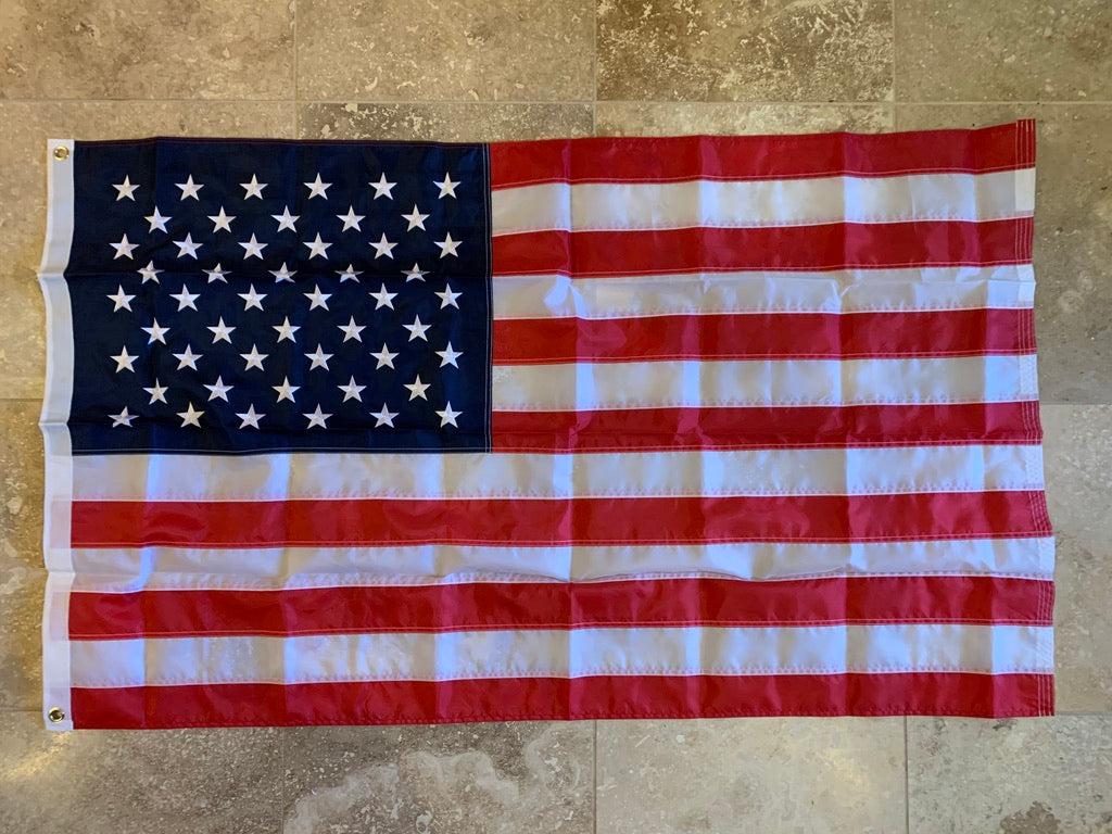 United States Flag 3'X5' Rough Tex® 150D printed