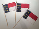 6x9 inch sewn edge classroom US State American flags & USA Stick Flags