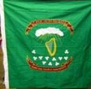 1st IRISH BRIGADE 6'X6' COTTON BATTLE FLAG EMBROIDERED With Sleeve