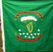 1st IRISH BRIGADE 6'X6' COTTON BATTLE FLAG EMBROIDERED