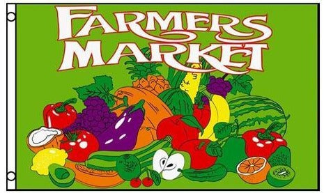 Farmers Market Flag 3'X5' Rough Tex® Polyester