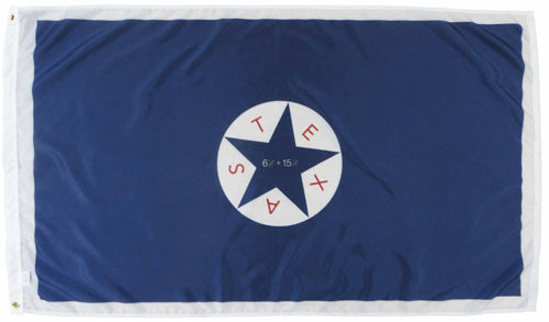 6th Texas Infantry  15th Cavalry Volunteers 3'x5' Feet 100D Flag Rough Tex Bonnie Blue Pattern Granbury Brigade
