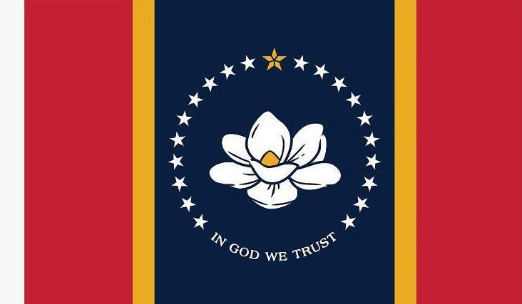 Mississippi Magnolia State Flag 6'X10' Rough Tex® 100D