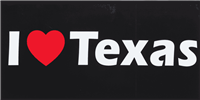 I "Heart" Texas Bumper Sticker