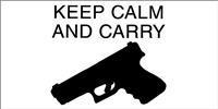 Keep Calm And Carry - Bumper Sticker