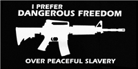 Dangerous Freedom Bumper Sticker