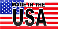 Made In USA Bumper Sticker - USA Flag Pack of 50 American .ade