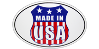 Made In USA Bumper Sticker - Oval