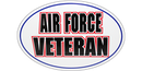 Air Force Veteran Bumper Sticker - Oval