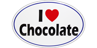 I "Heart" Chocolate Bumper Sticker