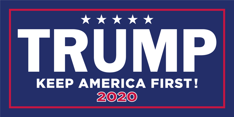 Trump Keep America First KAF 2020 - Bumper Sticker