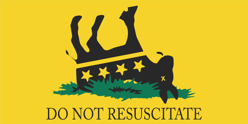 Do Not Resuscitate Bumper Sticker