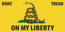 Don't Tread On My Liberty - Bumper Sticker