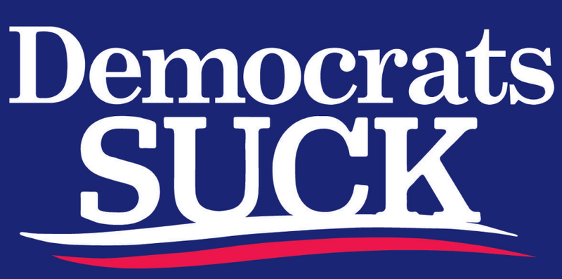 Democrats Suck Bumper Sticker