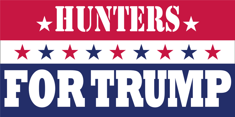 Hunters For Trump -  Bumper Sticker