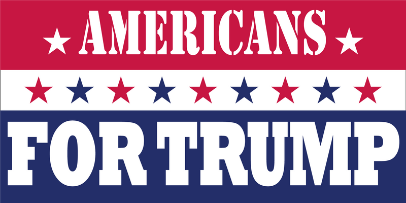Americans For Trump  -  Bumper Sticker
