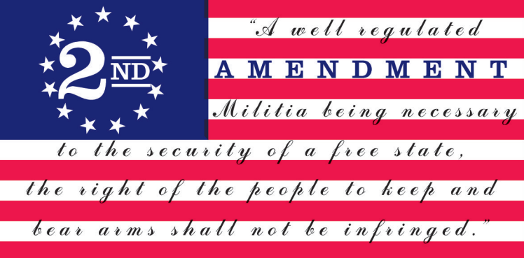 Betsy Ross 2nd Amendment A Well Regulated Militia  - Bumper Sticker