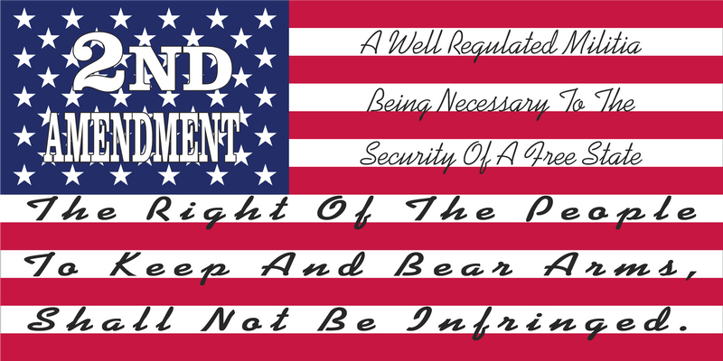 USA 2nd Amendment A Well Regulated Militia  - Bumper Sticker