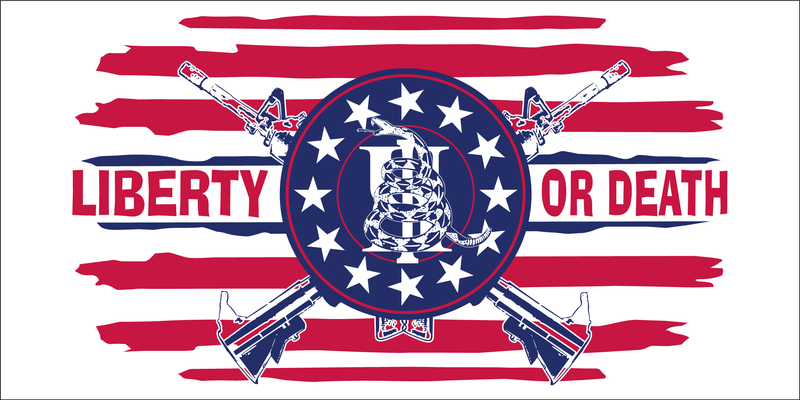 Liberty Or Death Gadsden Rebellious Stripes 1776 Stars Stripes  Bumper Sticker