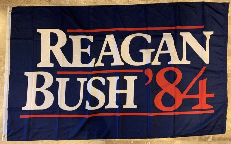 Regan Bush '84 Flag 3'X5' Rough Tex® 100D