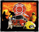 Firefighters Deluxe Polar Fleece Blanket