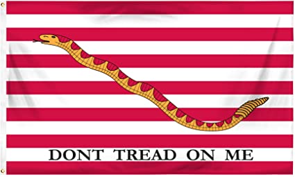 1st Navy Jack DBL Sided Flag With Grommets 12'X18'' Rough Tex® 100D
