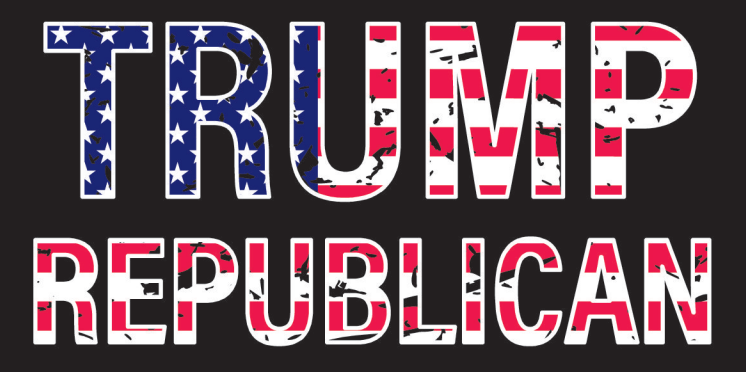 Trump Republican Bumper Sticker