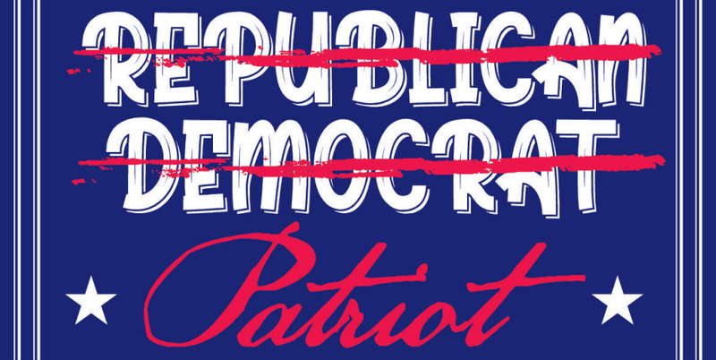 Patriot  - Bumper Sticker reject the uniparty