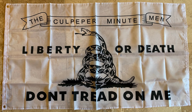 Culpeper Liberty Or Death Coiled  Flag Rough Tex® 150D Nylon