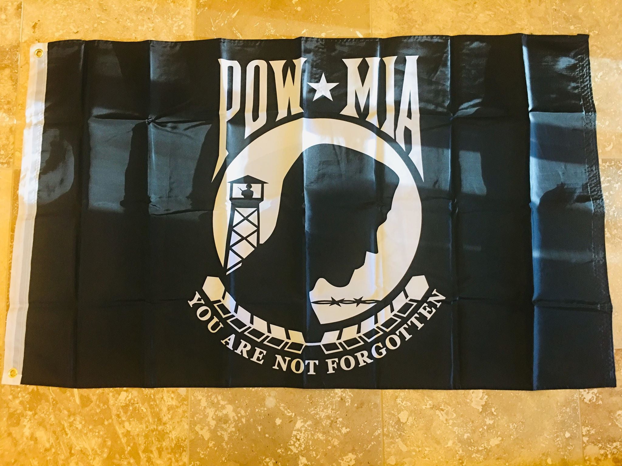 TOPFLAGS POW Flag 3x5 Outdoor - You are Not Forgotten POW TOPFLAGS POW Flag 3x5 Outdoor - You are Not Forgotten POW