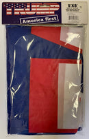 Trump America First 5'X8' Flag Rough Tex® 68D Nylon (With Three Grommets)