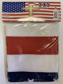 3X5 100D AMERICAN CHRISTIAN USA FLAG WITH GOLD CROSS