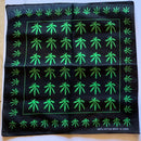 Assorted Cannabis Themed Bandana Head Wraps 100% Cotton 22"X22"